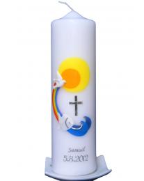 Taufkerze Sonne und Meer